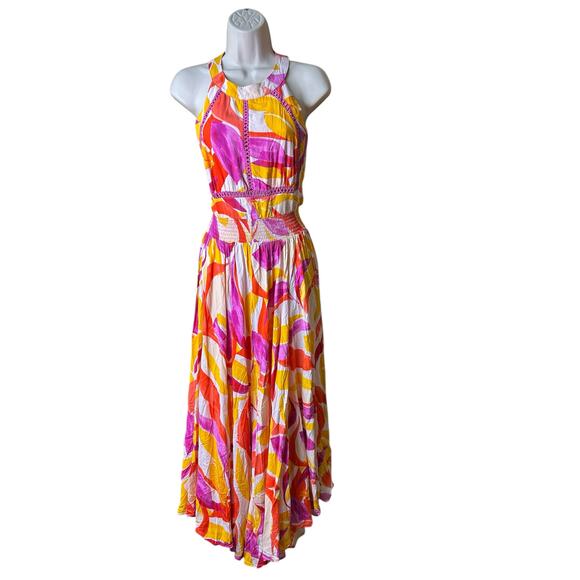 Anthro Abel th Label Rumi Summer  Maxi Dress Sz M - Picture 2 of 7